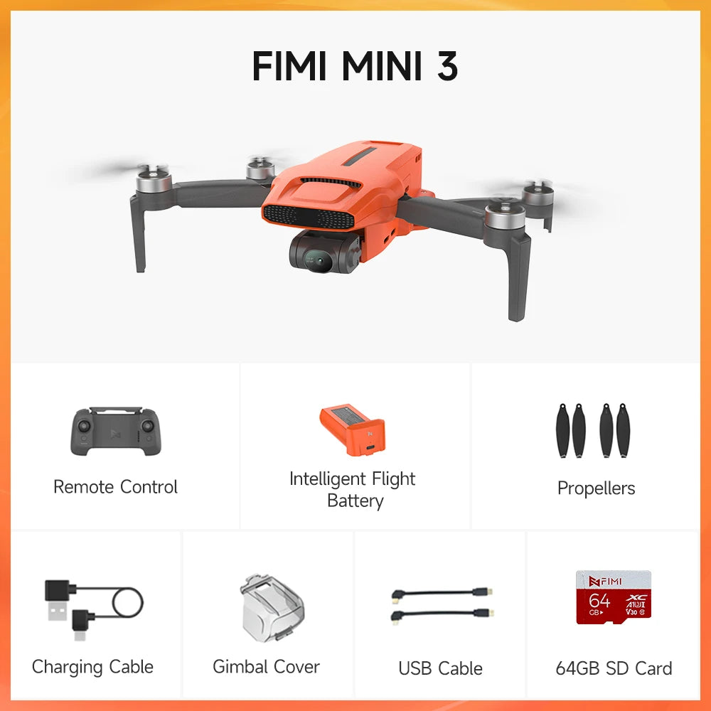 FIMI MINI 3 Camera Drone GPS Drone