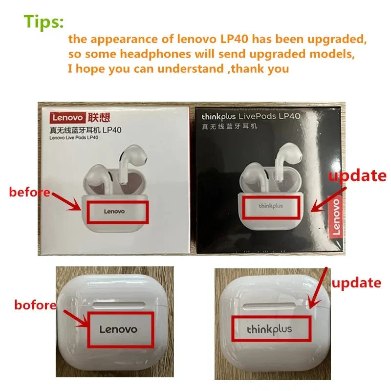 Lenovo Wireless Bluetooth Headphones